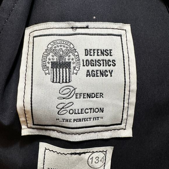 Defense Logistics Agency Air Force 42L Trench Coat Defender Collection Blue USA - Picture 9 of 12